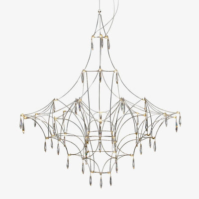 Cyrorella Chandelier Stainless Crystal Net