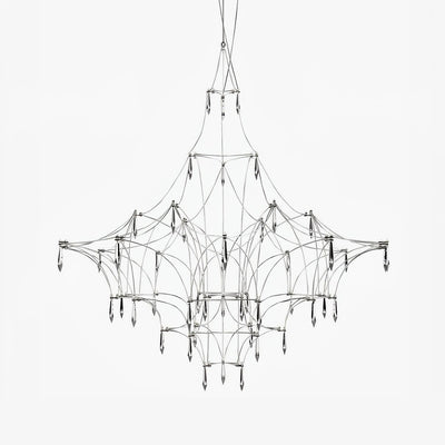 Cyrorella Chandelier Stainless Crystal Net