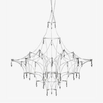 Cyrorella Chandelier Stainless Crystal Net