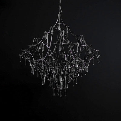 Cyrorella Chandelier Stainless Crystal Net