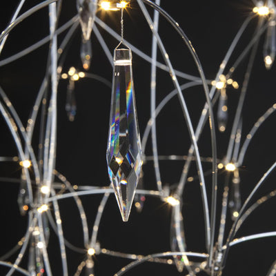 Cyrorella Chandelier Stainless Crystal Net