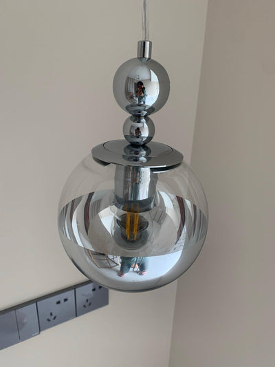 Zanorir Modern Minimalist Art Mirrorball Glass Pendant Light