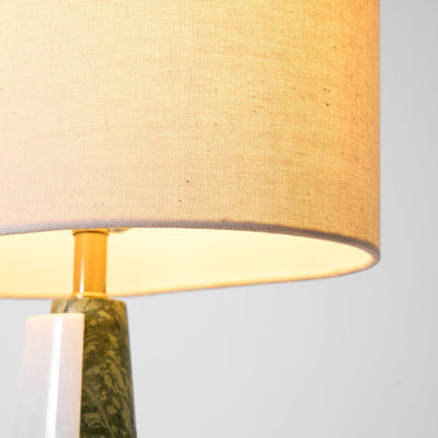 Obelisk Stacked Marble Table Lamp