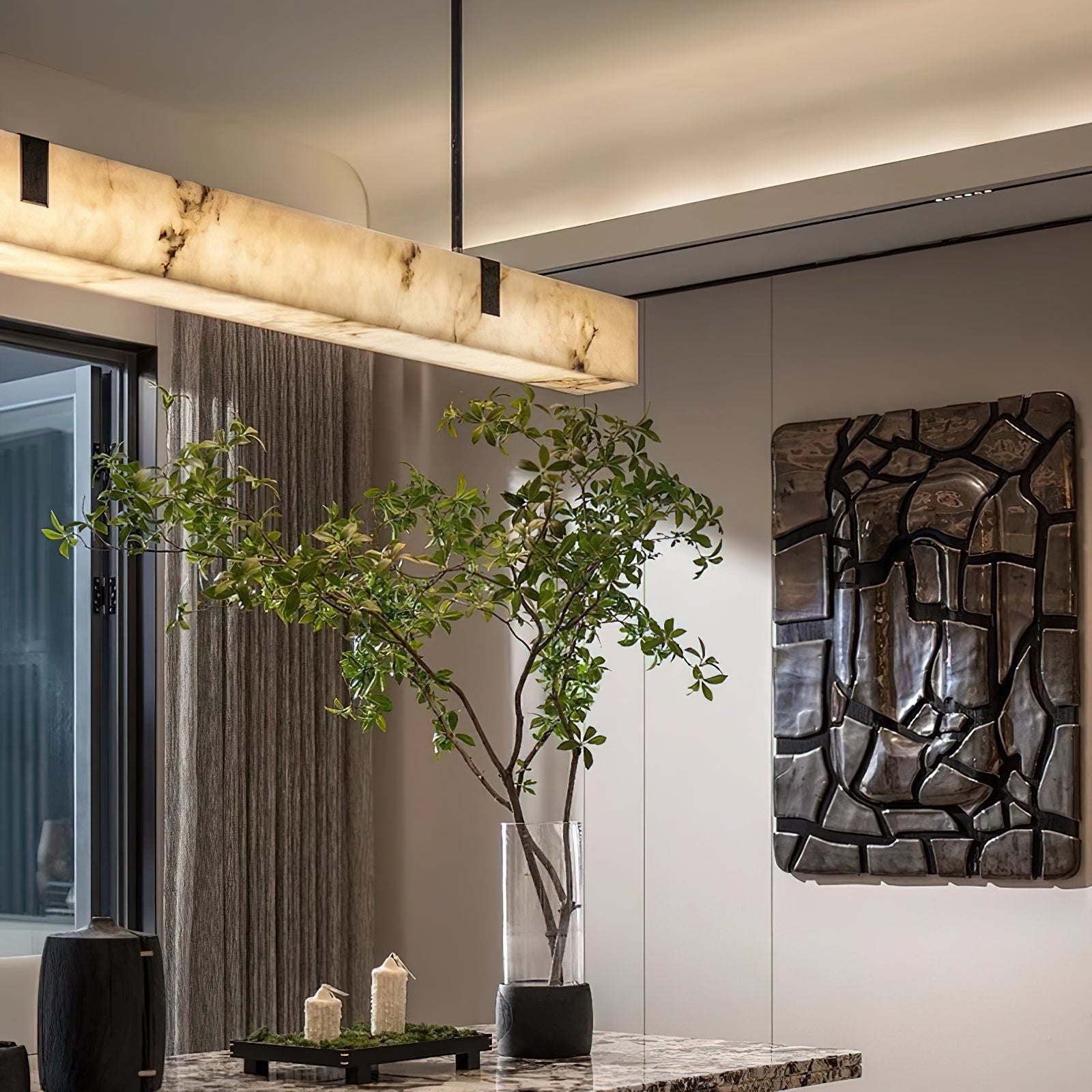 Velawell Alabaster Chandelier