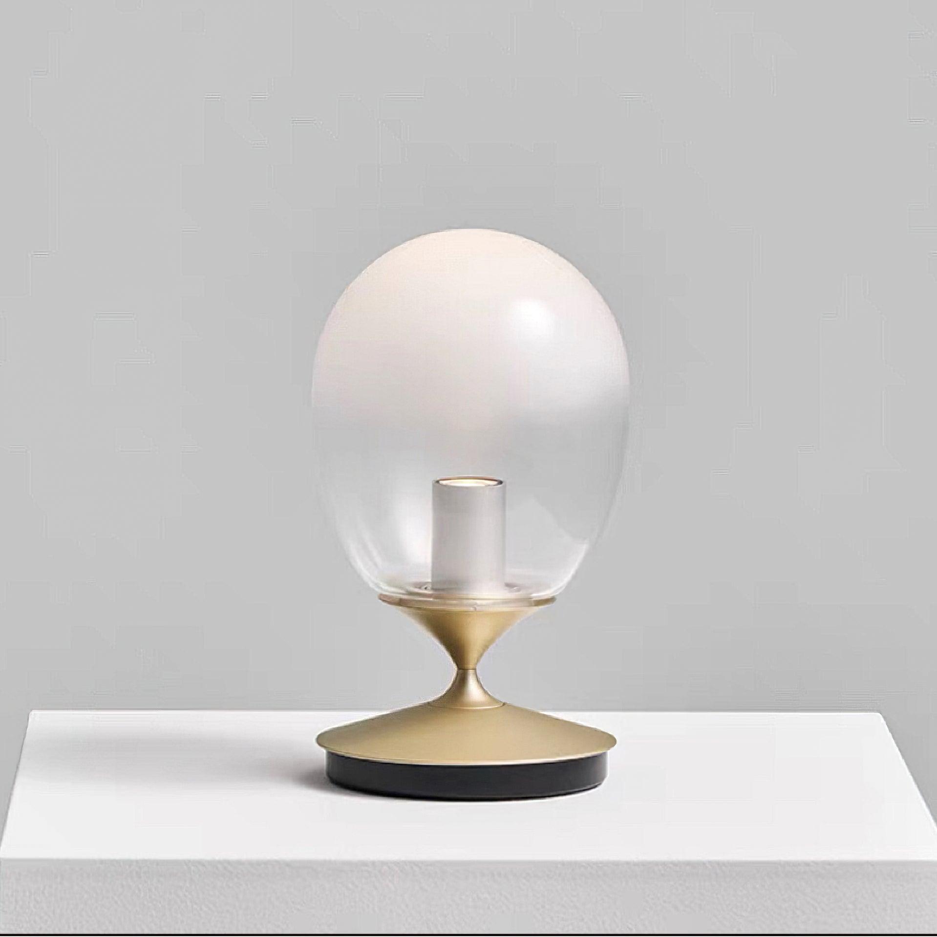 Unex Gold Glass Artistic Table Lamp