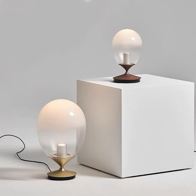 Unex Gold Glass Artistic Table Lamp