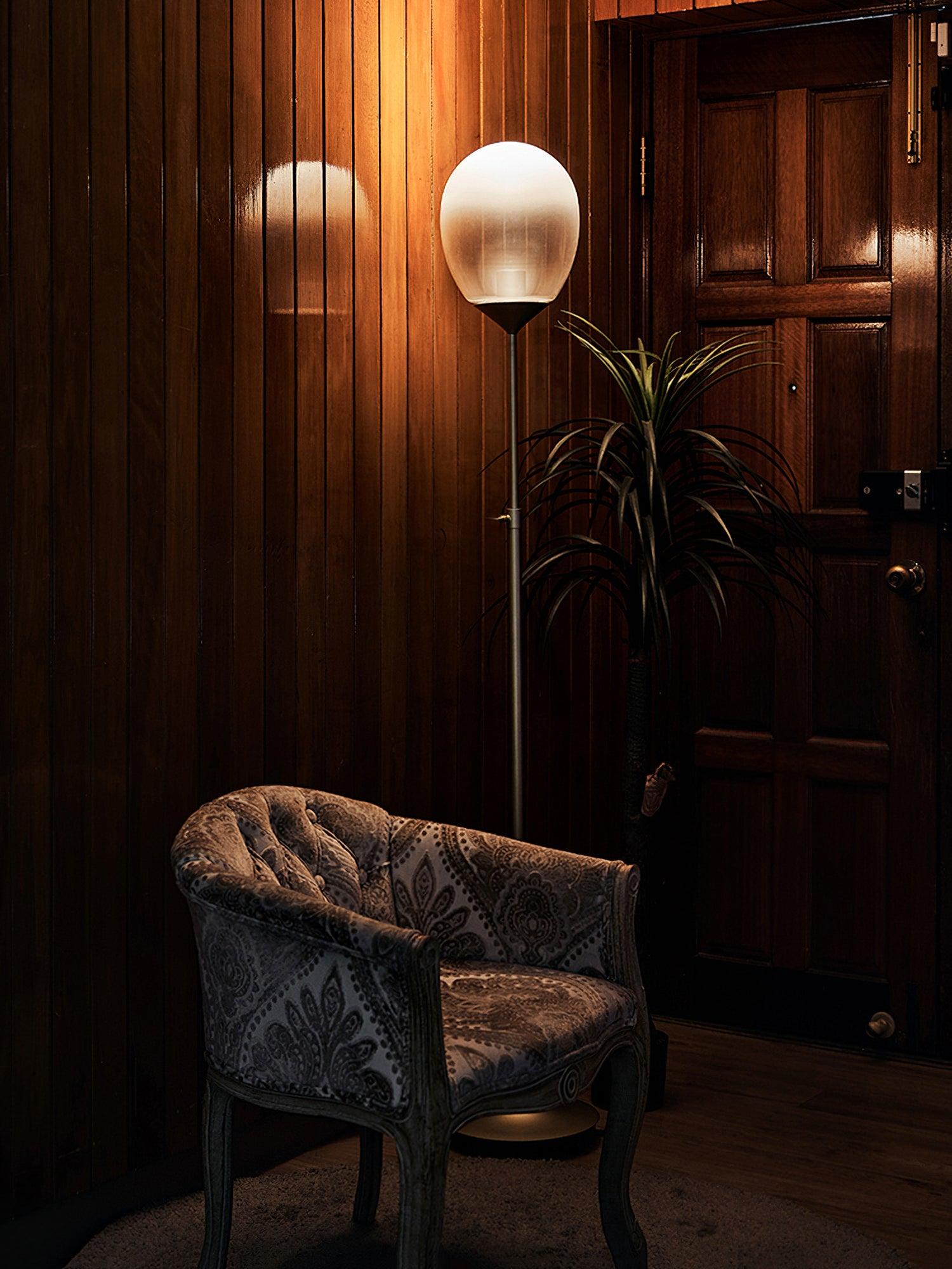Unex Gold Glass Artistic Table Lamp