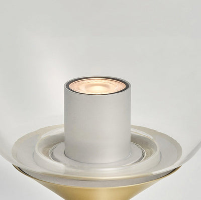 Unex Gold Glass Artistic Table Lamp