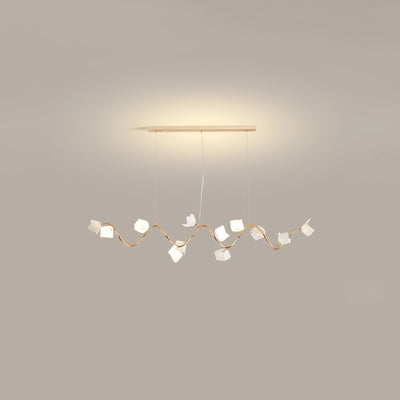 Arthearae Postmodern Luxury Flora Ceramics Chandelier