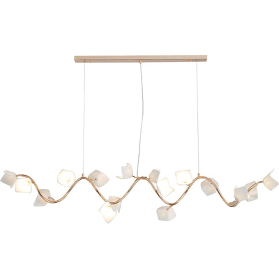 Arthearae Postmodern Luxury Flora Ceramics Chandelier