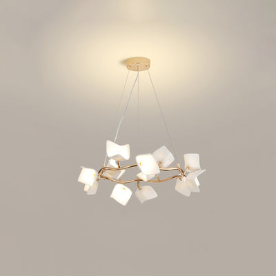 Arthearae Postmodern Luxury Flora Ceramics Chandelier