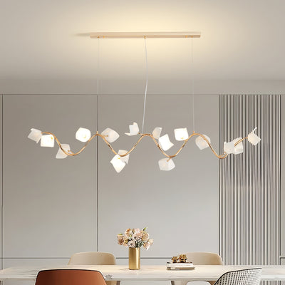 Arthearae Postmodern Luxury Flora Ceramics Chandelier
