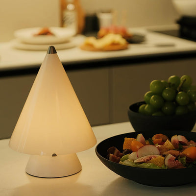 Lrtvin Minimalist Glass Table Lamp