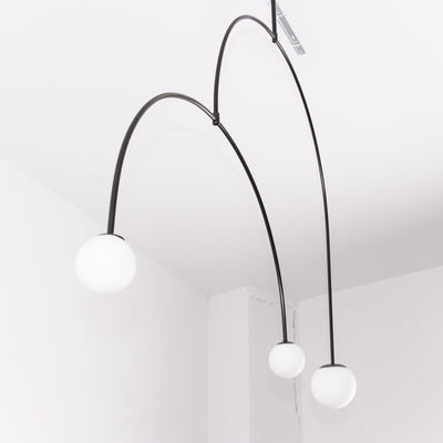 Viraiseon Chandelier Mobile Black Minimalist
