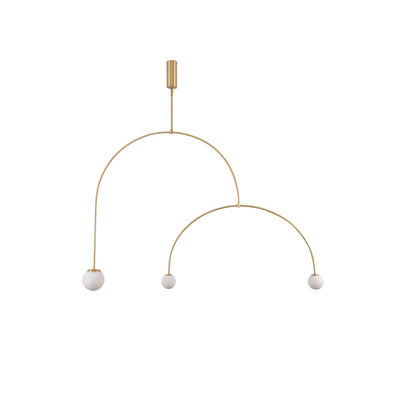 Viraiseon Chandelier Mobile Black Minimalist