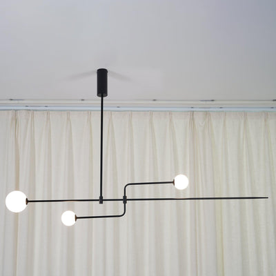 Viraiseon Chandelier Mobile Black Minimalist