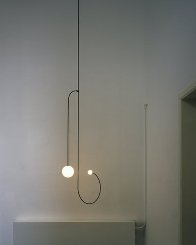 Viraiseon Chandelier Mobile Black Minimalist