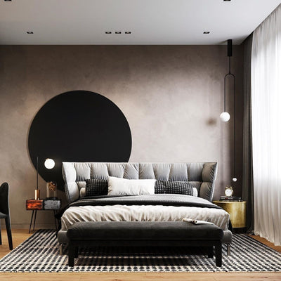 Viraiseon Chandelier Mobile Black Minimalist