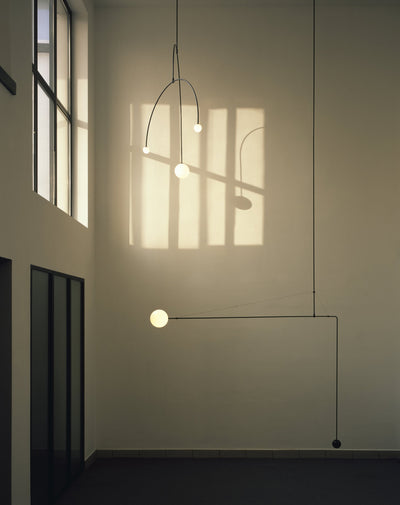 Viraiseon Chandelier Mobile Black Minimalist