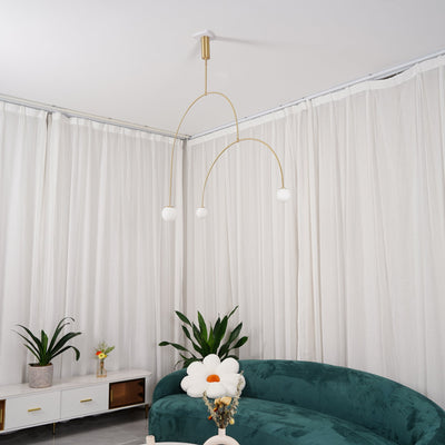 Viraiseon Chandelier Mobile Black Minimalist