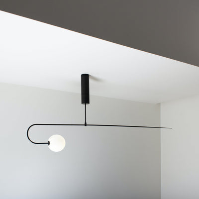 Viraiseon Chandelier Mobile Black Minimalist