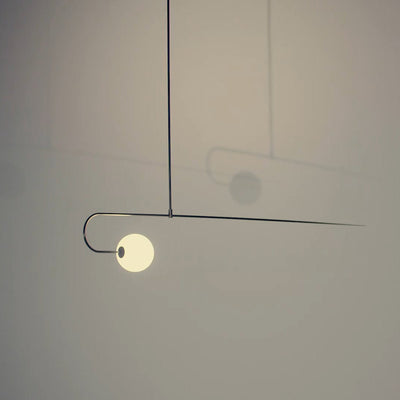 Viraiseon Chandelier Mobile Black Minimalist