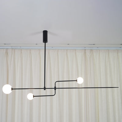 Viraiseon Chandelier Mobile Black Minimalist