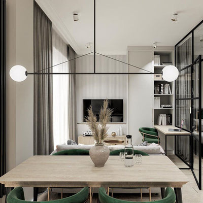 Viraiseon Chandelier Mobile Black Minimalist