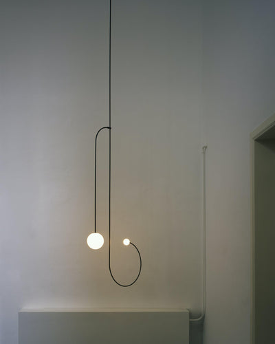 Viraiseon Chandelier Mobile Black Minimalist