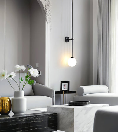 Veluelle Modern Minimalist Mobile Glass Wall Lamp