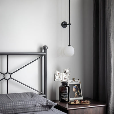 Veluelle Modern Minimalist Mobile Glass Wall Lamp