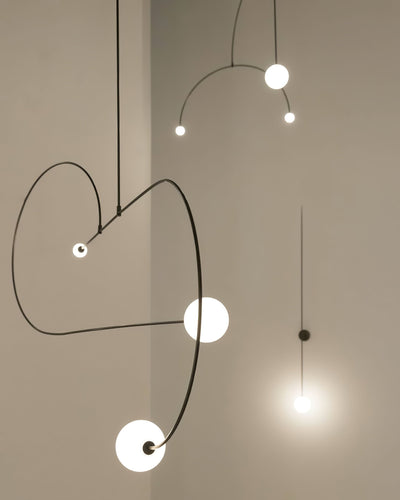 Veluelle Modern Minimalist Mobile Glass Wall Lamp