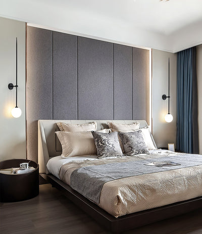 Veluelle Modern Minimalist Mobile Glass Wall Lamp