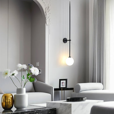 Veluelle Modern Minimalist Mobile Glass Wall Lamp