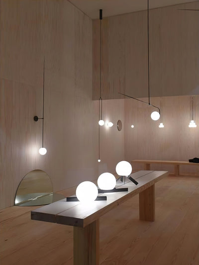 Veluelle Modern Minimalist Mobile Glass Wall Lamp