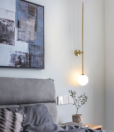 Veluelle Modern Minimalist Mobile Glass Wall Lamp