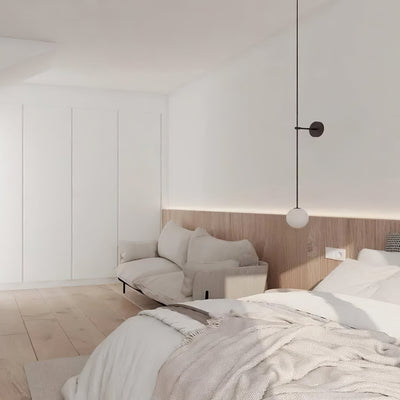 Veluelle Modern Minimalist Mobile Glass Wall Lamp