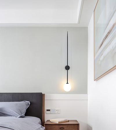 Veluelle Modern Minimalist Mobile Glass Wall Lamp