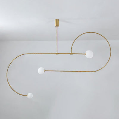 Viraiseon Chandelier Mobile Black Minimalist