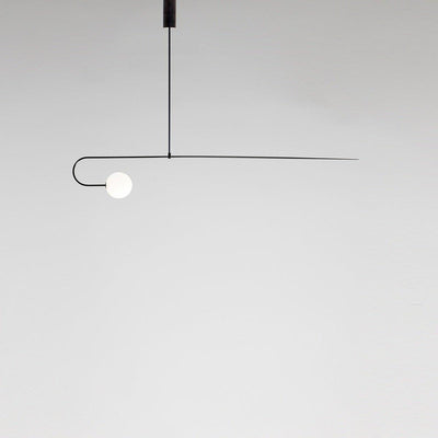 Viraiseon Chandelier Mobile Black Minimalist