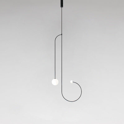 Viraiseon Chandelier Mobile Black Minimalist