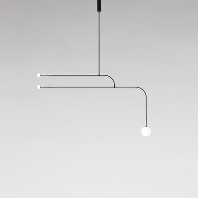 Viraiseon Chandelier Mobile Black Minimalist