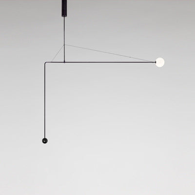 Viraiseon Chandelier Mobile Black Minimalist