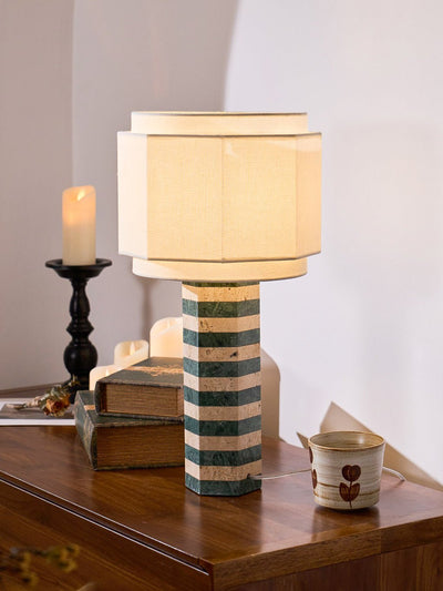 Stripes Fabric Table Lamp
