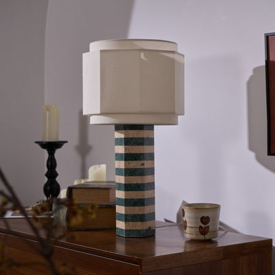 Stripes Fabric Table Lamp