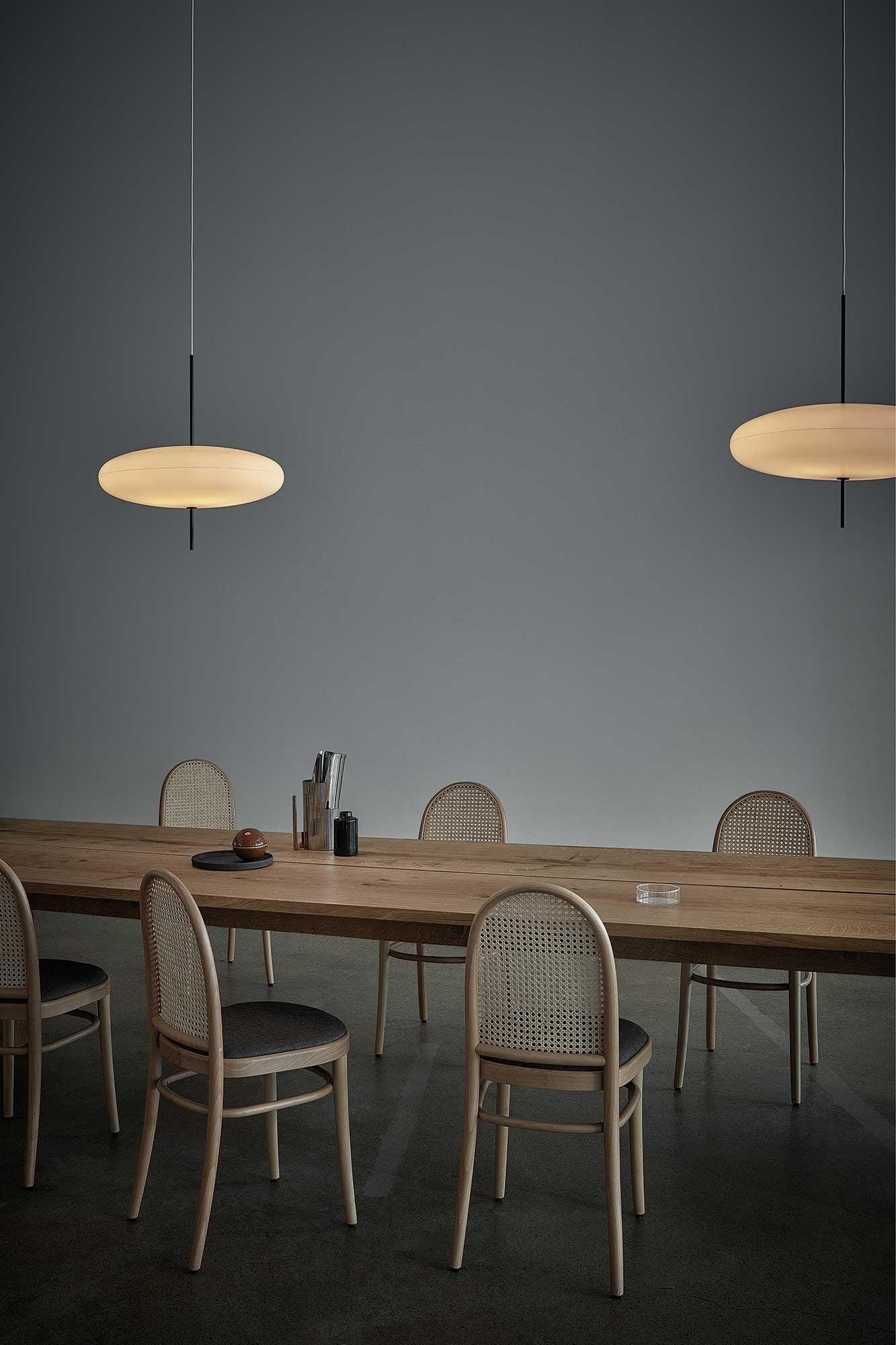Rivaniella Pendant Lamp Joined Black-Painted for Living Room