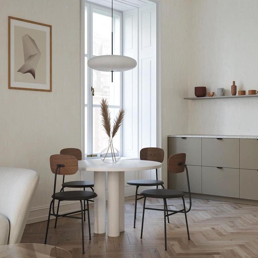 Rivaniella Pendant Lamp Joined Black-Painted for Living Room