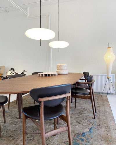 Rivaniella Pendant Lamp Joined Black-Painted for Living Room