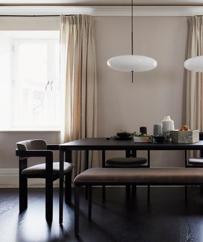 Rivaniella Pendant Lamp Joined Black-Painted for Living Room