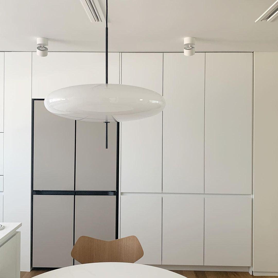 Rivaniella Pendant Lamp Joined Black-Painted for Living Room